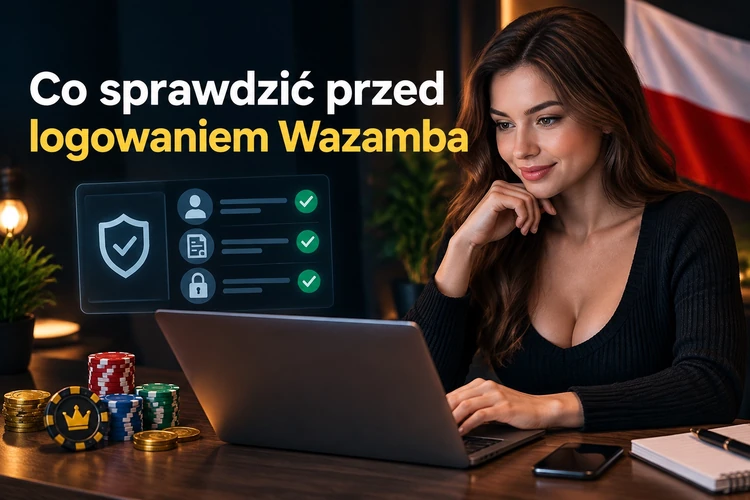 Co sprawdzić przed logowaniem Wazamba